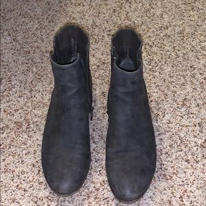 Gray ankle boots from Target!